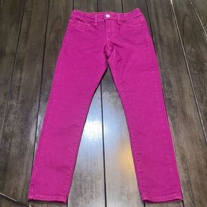 GAP Jeans Girls Size 7 Magenta Skinny Jeans